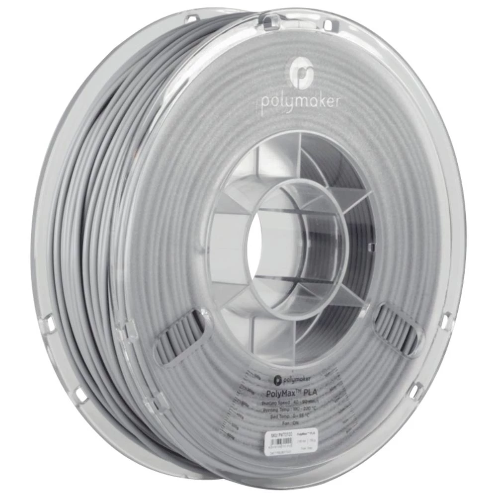 Polymaker PA06013 PolyMAX Tough 3D pisač filament Tough PLA visoka krutost, visoka vlačna čvrstoća, otporan na udarce 2.85 mm 750 g siva  1 St. slika
