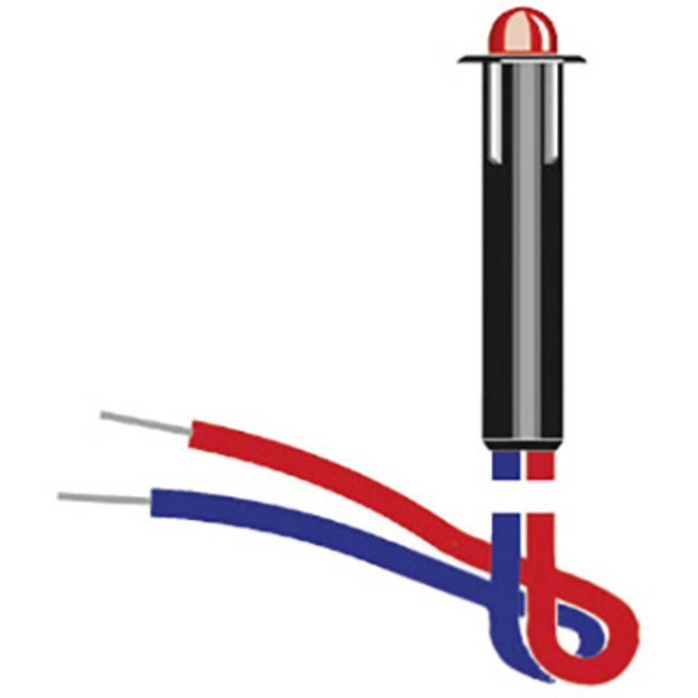 Oshino LED smjerni Crvena 12 V/DC slika