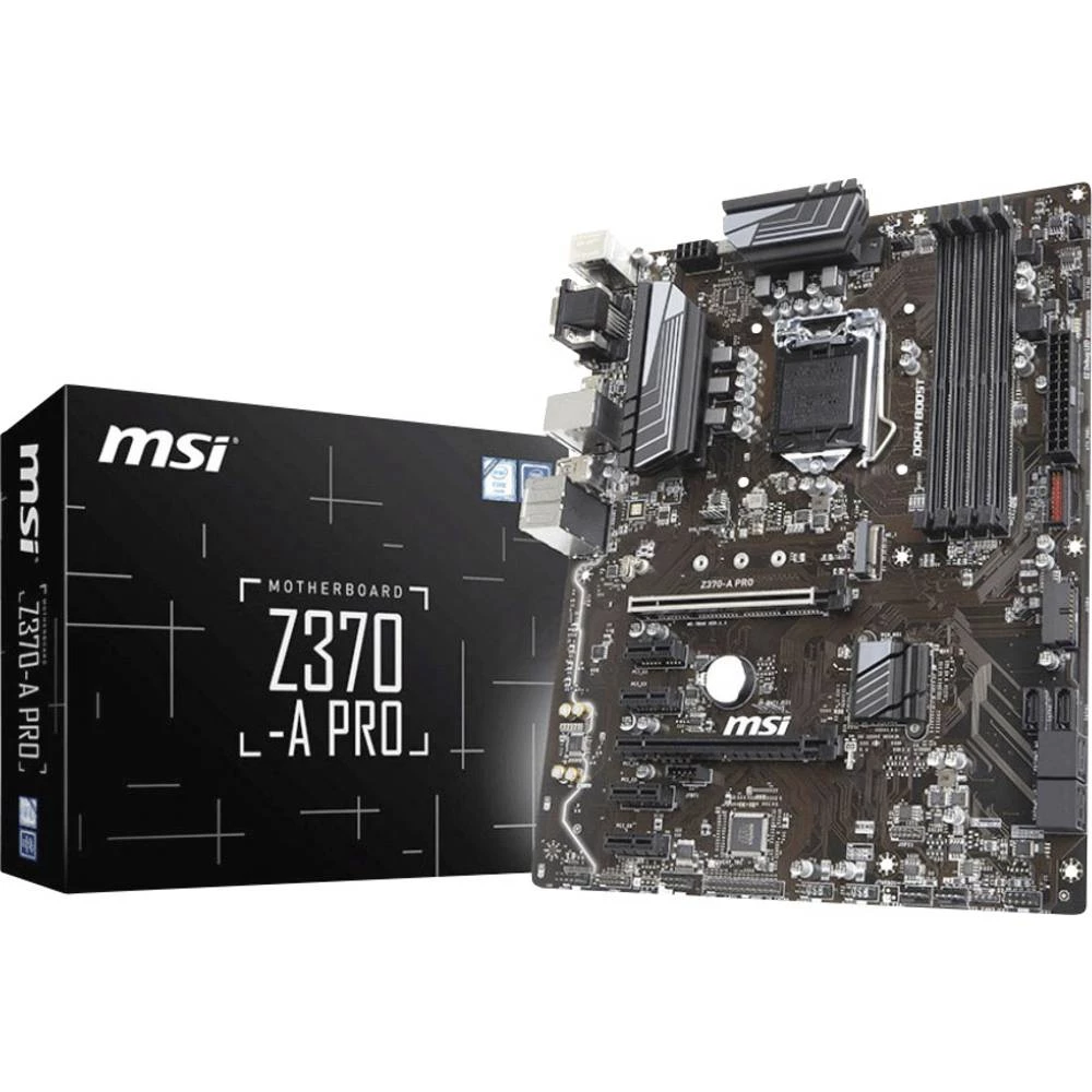 Matična ploča MSI Z370-A PRO Baza Intel&reg; 1151v2 Faktor oblika ATX Set čipova matične ploče Intel&reg; Z370 slika
