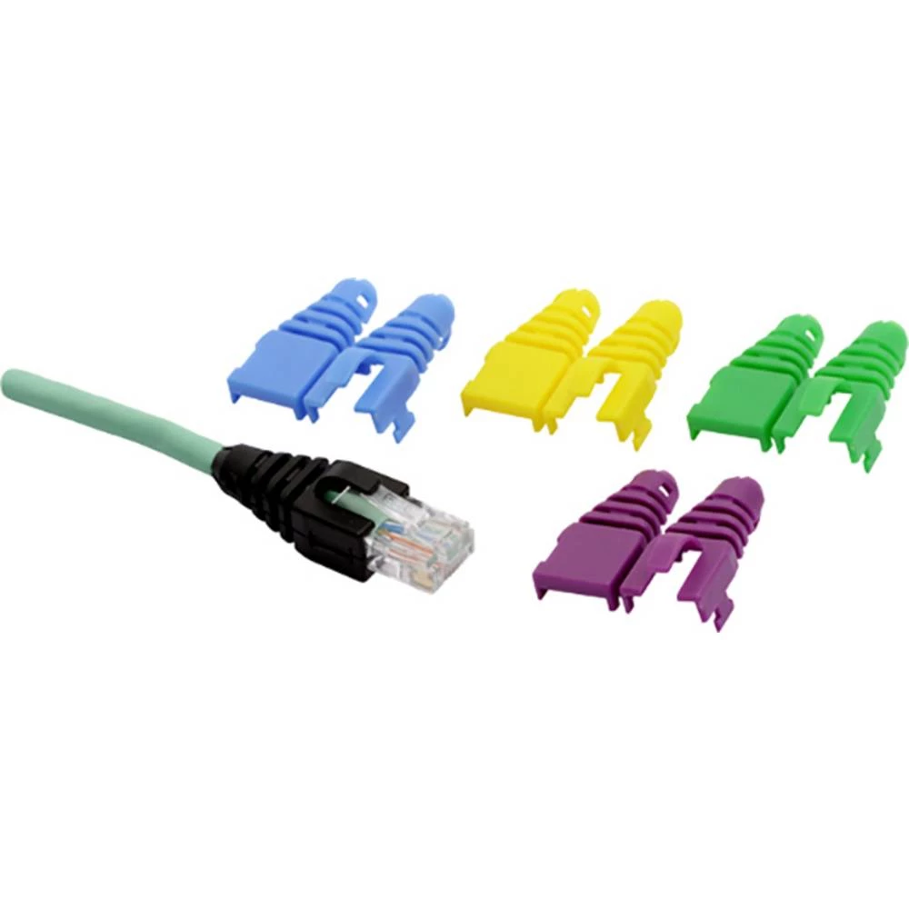 RJ45 pribor čahura za zaštitu od savijanja RJ45SRB-RET-W bijela encitech 6510-0102-08 1 St. slika