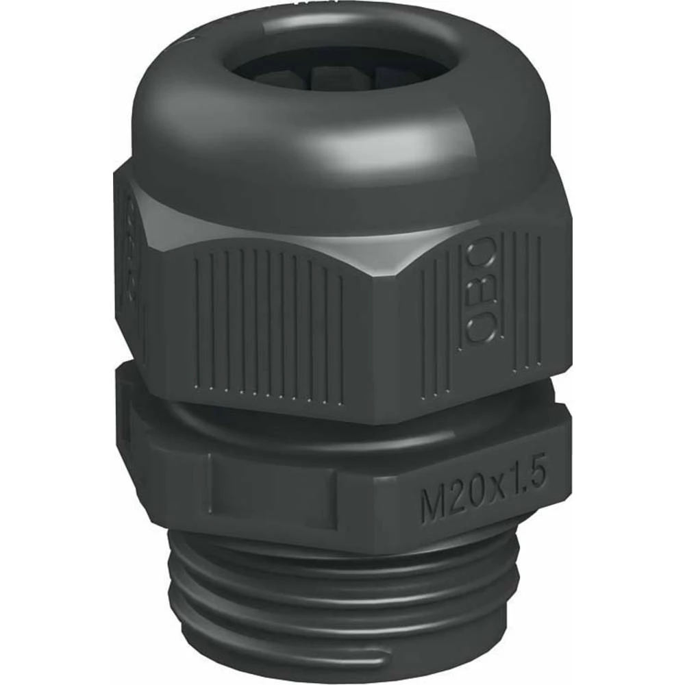 Kabelska uvodnica 1,5 mm Plastika, PA Crna OBO Bettermann V-TEC VM63 SW 5 ST slika