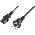 Sygonix SY-5243880 rashladni uređaji priključni kabel  crna 2.50 m spiralni kabel