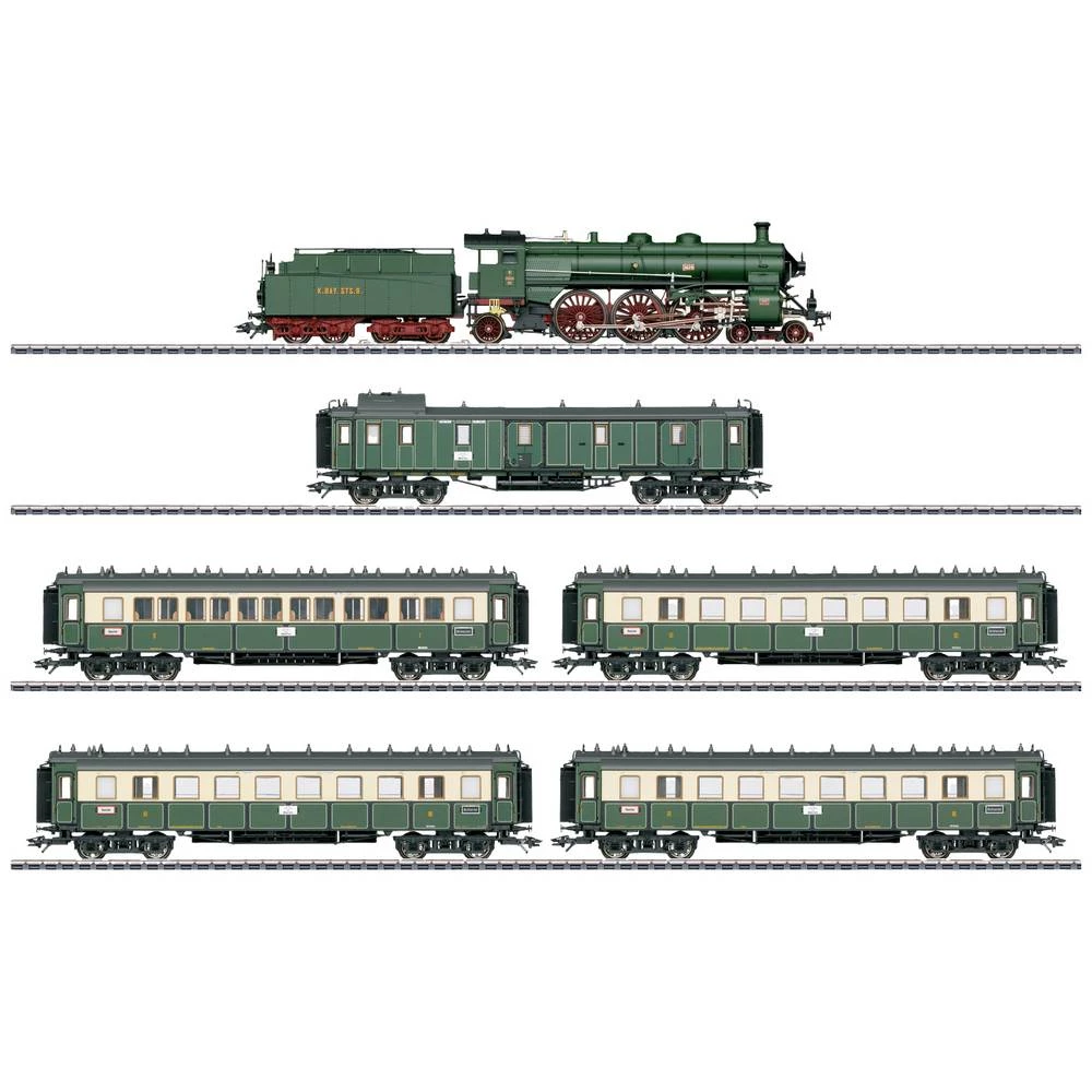 Märklin 26360 H0 garnitura brzih vlakova bayr.mS 3/6 K.Bay.Sts.B. slika