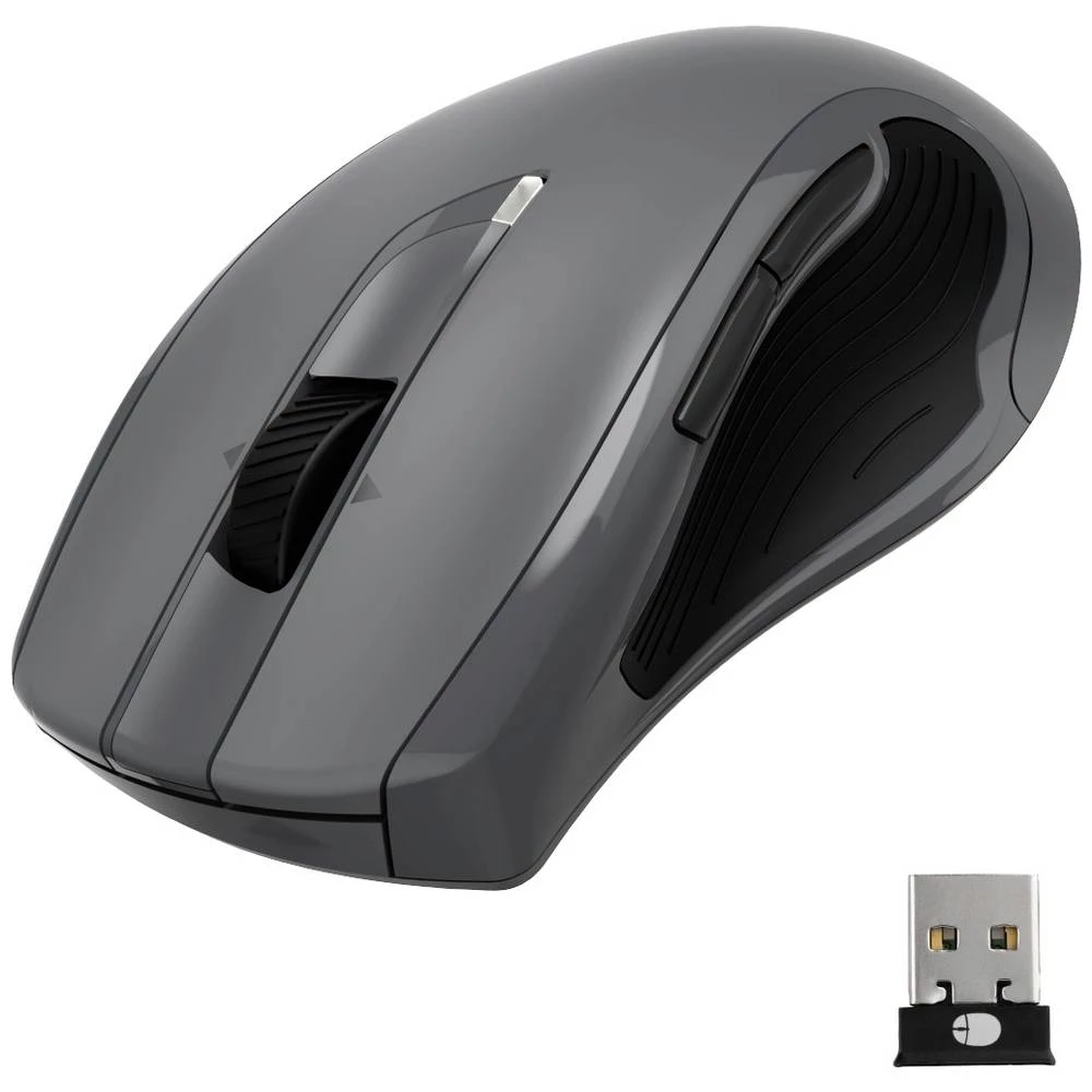 Hama MW-900 V2 bežični miš bežični laser tamnosiva 7 Tipke 3200 dpi ergonomski slika