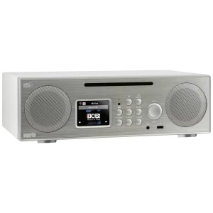 Imperial DABMAN i450 CD kuhinjski radio DAB+ (1012), internet, ukw DAB+, internetski radio , ukw, cd, Bluetooth, USB  Spotify srebrna, bijela slika