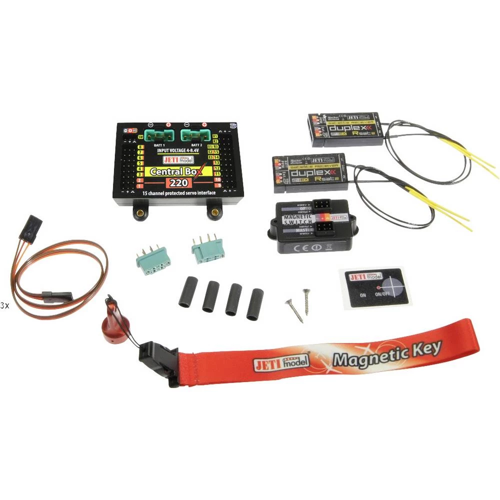 Jeti Central Box 220 baterijska skretnica 4 - 8.4 V slika