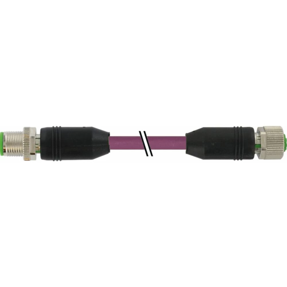 M12 muški 0 ° / M12 muški 0 ° zaštićeni B-kod.Profibus PUR 1x2xAWG24 oklopljeni vt UL / CSA + vučni lanac 7,5m Murr Elektronik 7000-44001-8410750 utični konektor za senzor/aktivator, konfekci slika