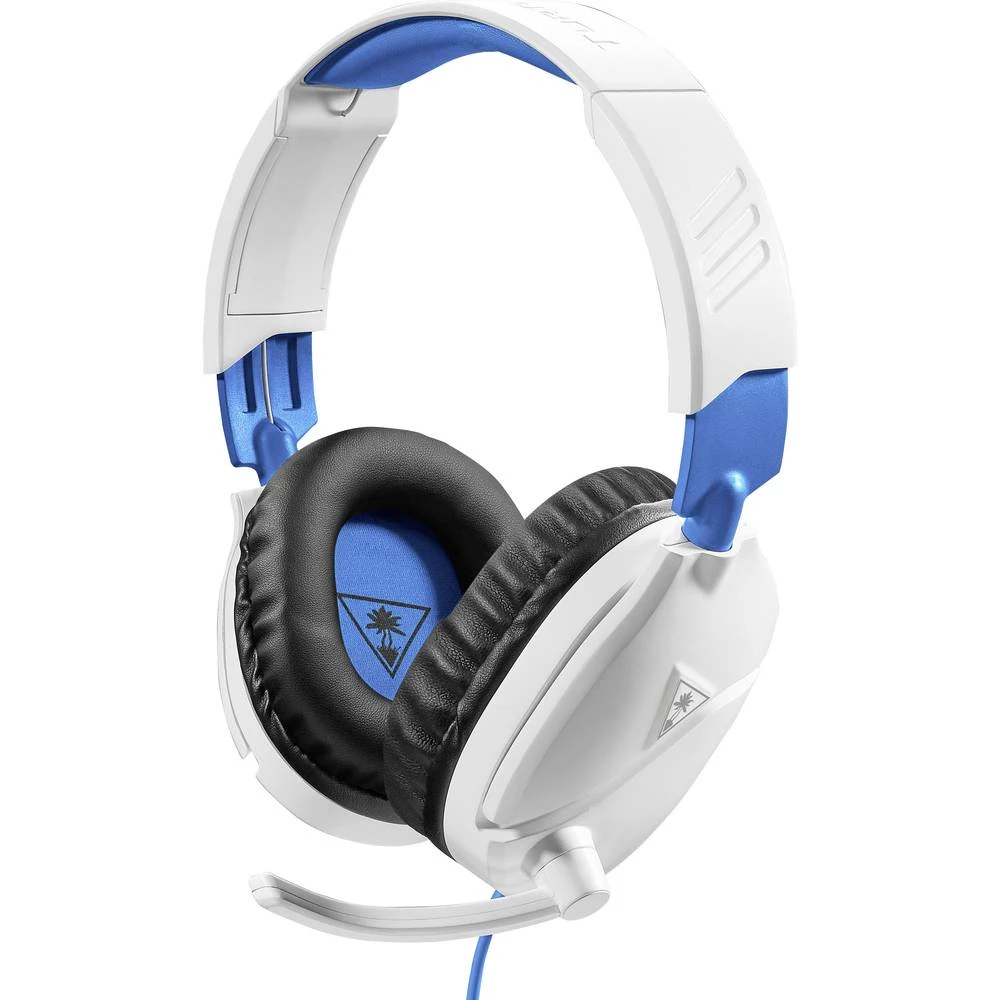 Igraće naglavne slušalice sa mikrofonom 3,5 mm priključak Sa vrpcom Turtle Beach Ear Force Recon 70P Preko ušiju Bijela, Plava b slika