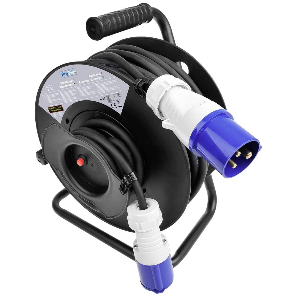 ProPlus 373844DE kabelski bubanj 25 m muški konektor CEE slika
