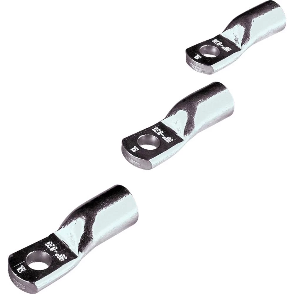 Helukabel 90920 prstenasta kabelska stopica  Presjek (maks.)=95.00 mm² Otvor Ø=10.00 mm neizolirani srebrna 25 St. slika