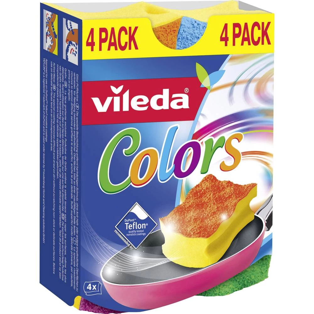 Vileda spužva u boji od 4 pakiranja 149444 slika