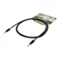 Hicon HBA-3S-0060 utičnica audio priključni kabel [1x 3,5 mm banana utikač - 1x 3,5 mm banana utikač] 0.60 m crna slika