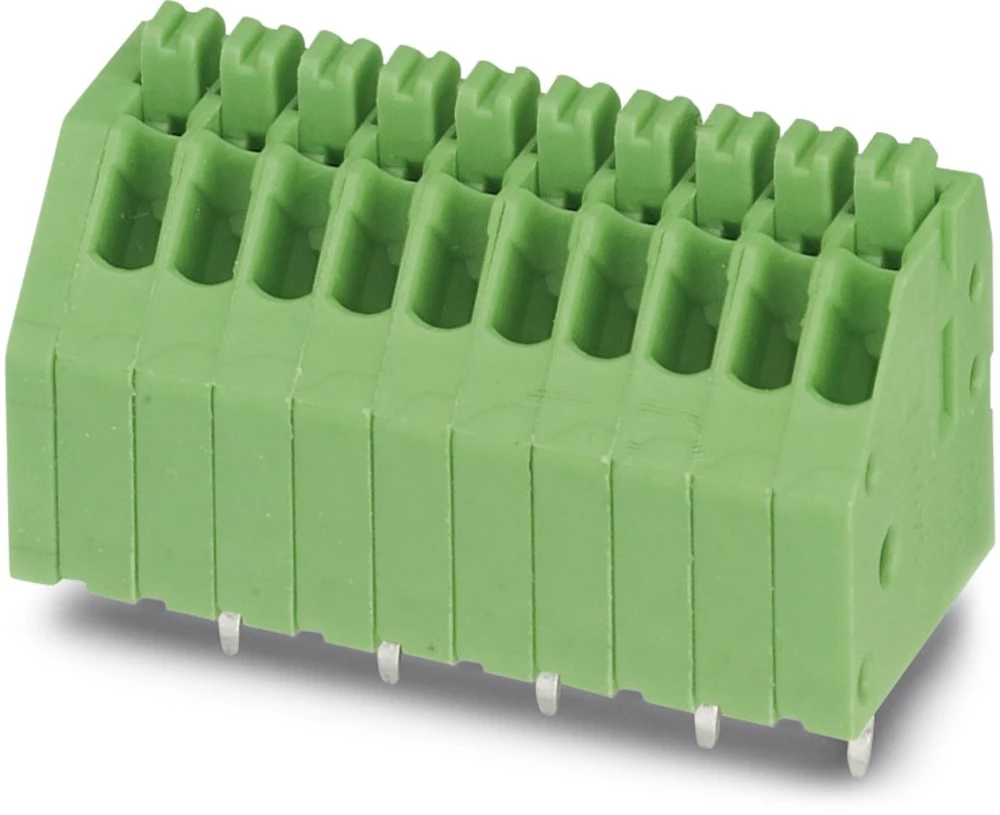 Opružna blok stezaljka 0.50 mm broj polova: 4 PTSA 0,5/ 4-2,5-Z Phoenix Contact zelene boje 250 kom. slika