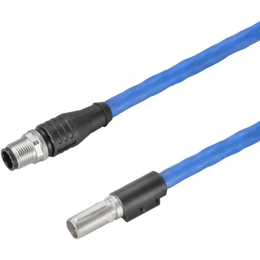 Podatkovni utični konektor za senzor/aktivator, konfekcioniran Ravni muški konektor 1 m Broj polova: 8 Weidmüller 2451130100 HDC slika