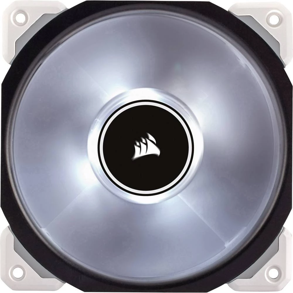 Ventilator za PC kućište Corsair ML120 Pro LED White Crna, Bijela (Š x V x d) 120 x 120 x 25 mm slika