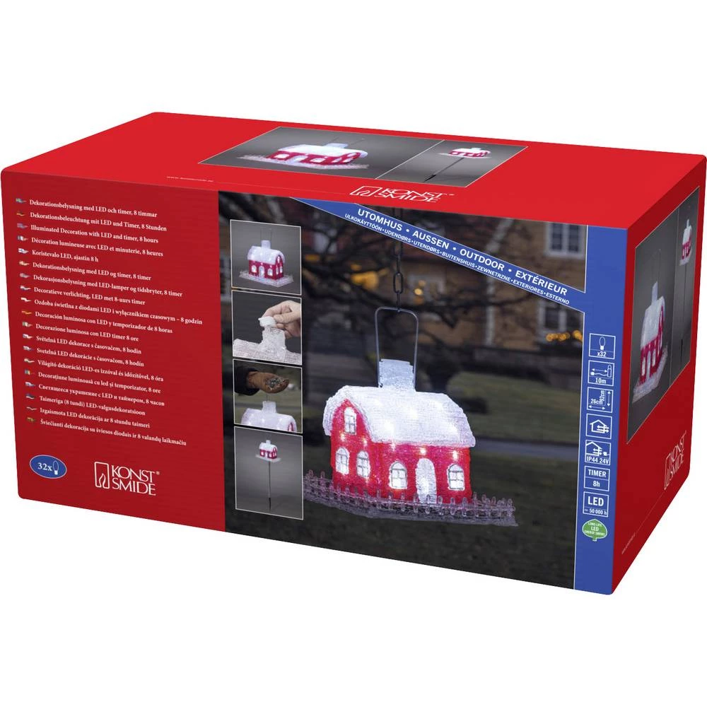 Konstsmide 6283-203 akrilna figura Energetska učinkovitost 2021: F (A - G) kuća za ptice slika