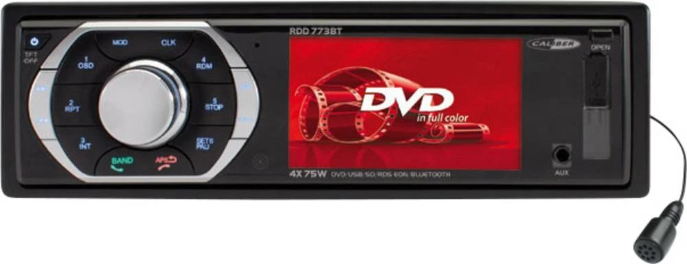 Caliber Audio Technology RDD773BT Autoradio Priključak za stražnje kamere, Bluetooth&reg; telefoniranje slobodnih ruku, Sa dalji slika