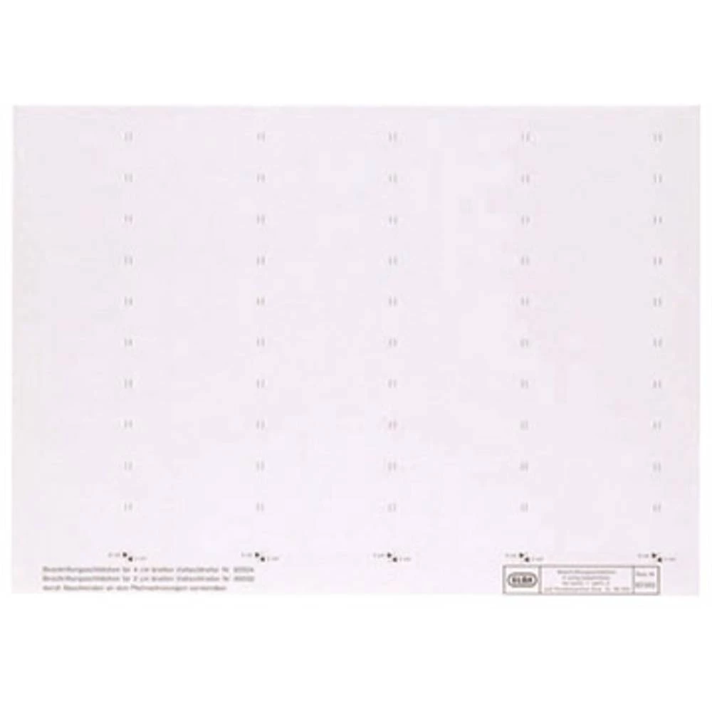 Elba Za ured 1554598 (Š x V) 58 mm x 18 mm Bijela Prazno 50 ST slika