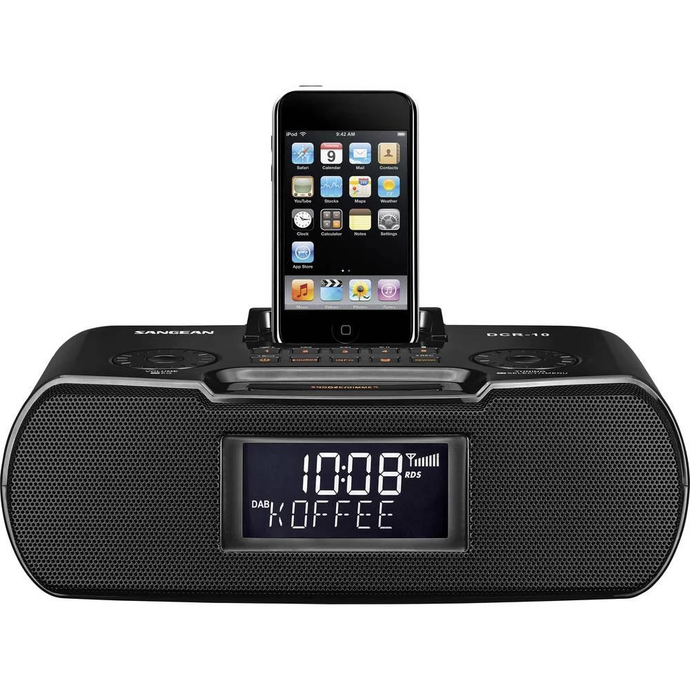 Sangean    DCR-10    desktop radio    DAB+ (1012), DAB (1013), ukw    Apple-dock, aux, DAB+, sd, ukw        funkcija punjenja baterije, funkcija snimanja, uklj. daljinski upravljač, funkcija  slika