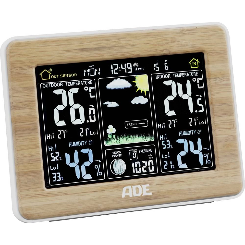 ADE WS1914 bežična vremenska stanica slika