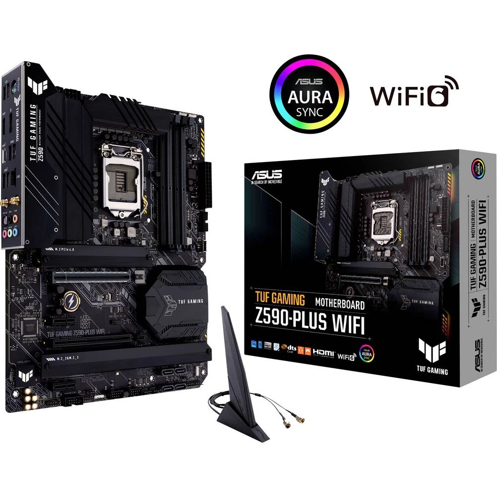 Asus TUF GAMING Z590-PLUS WIFI matična ploča Baza Intel® 1200 Faktor oblika ATX Set čipova matične ploče Intel® Z590 slika