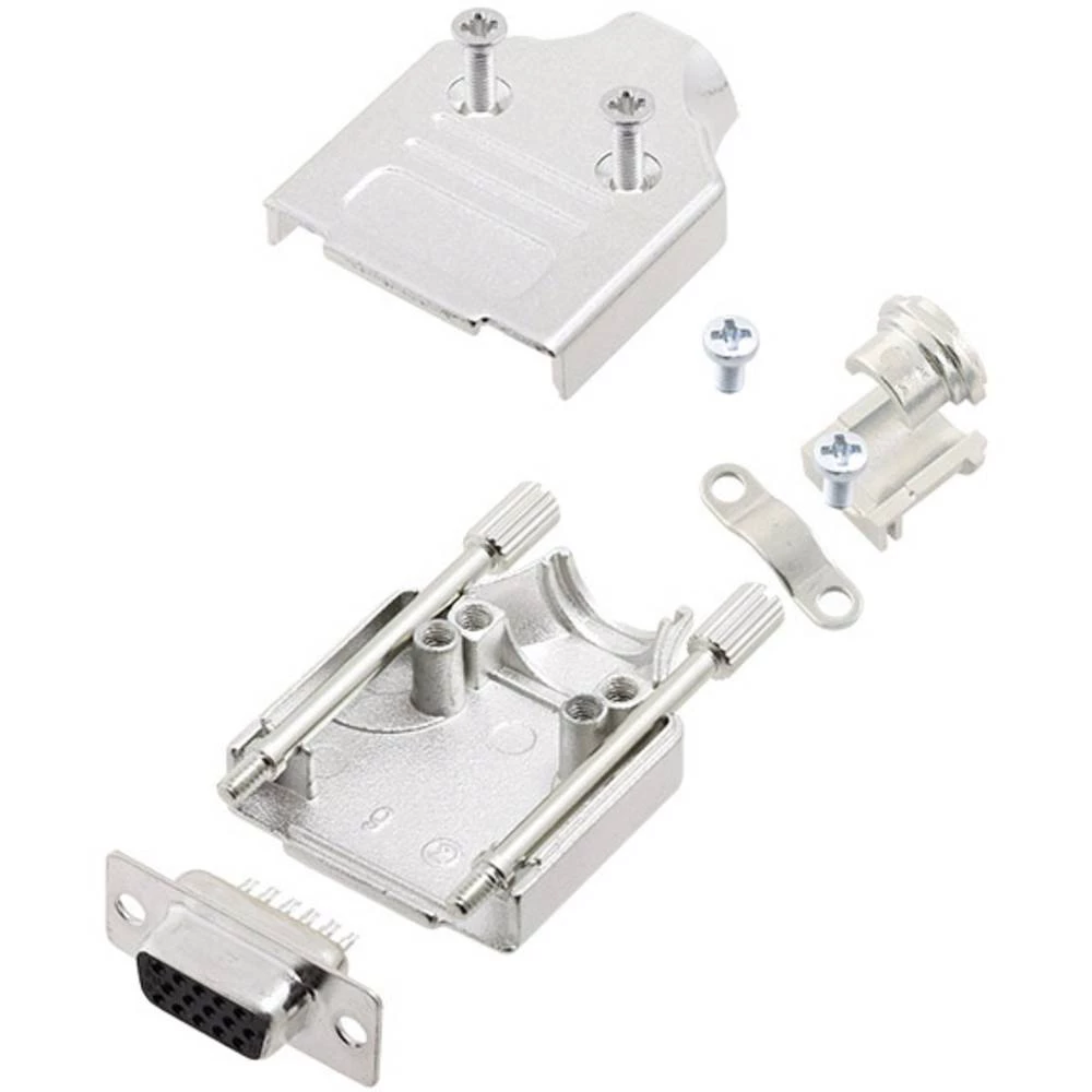 Višestruki ženski konektor D-SUB komplet 180 ° Broj polova: 44 Lemni kup Amphenol 1 ST slika