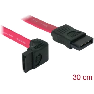 Delock tvrdi disk priključni kabel [1x SATA-utičnica 7-polna - 1x SATA-utičnica 7-polna] 30.00 cm crvena slika