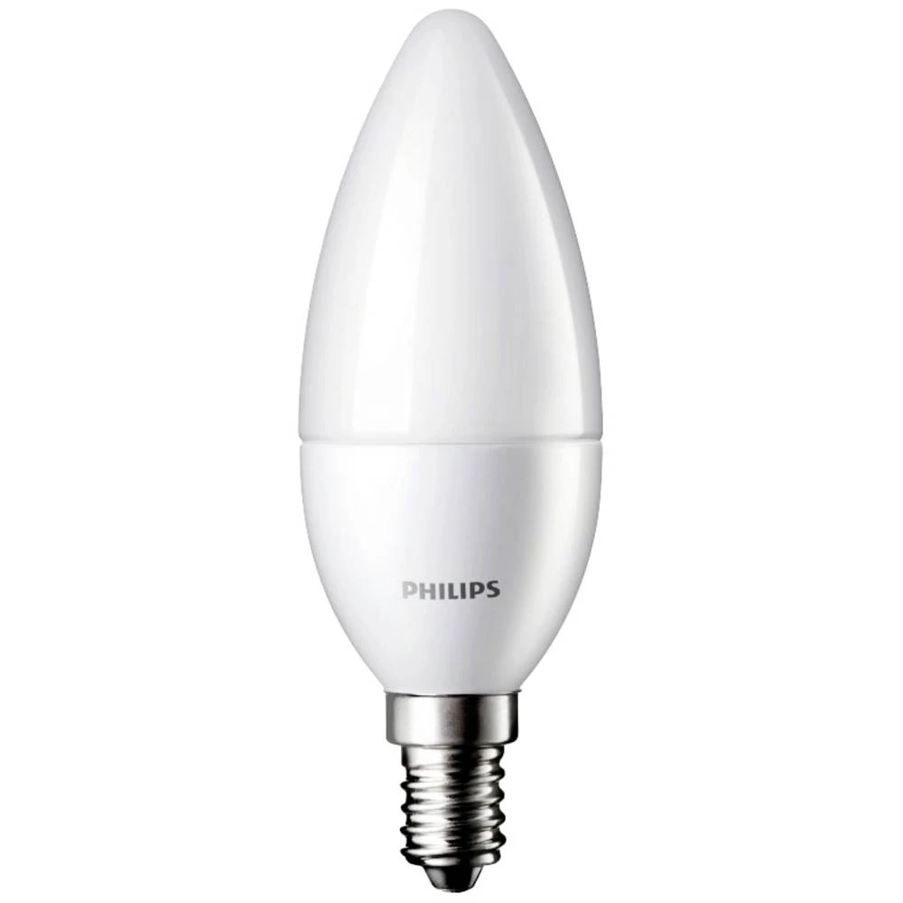 Philips Lighting 31262300 LED Energetska učinkovitost 2021 F (A - G) E27 oblik svijeće 5 W = 40 W toplo bijela (Ø x D) 45 mm x 87 mm  1 St. slika