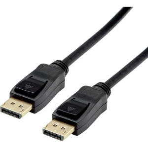 Value DisplayPort priključni kabel 1.00 m 11.99.5810 sa zaštitom crna [1x muški konektor displayport - 1x muški konektor slika