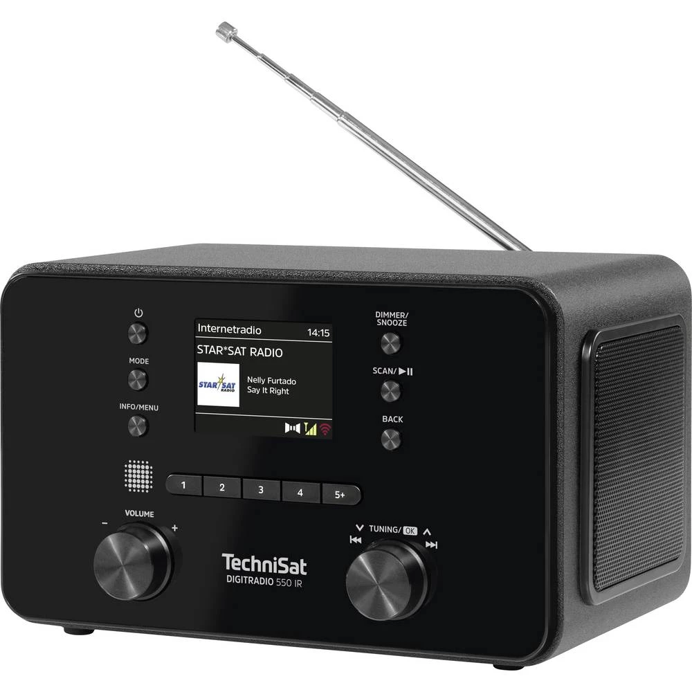 TechniSat DIGITRADIO 550 IR desktop radio DAB+ (1012), UKW (1014) crna slika