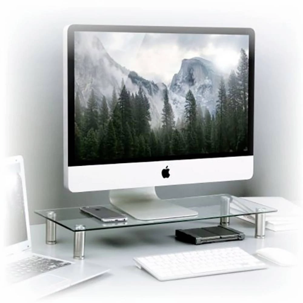 TECHly ICA-MS-461E povišenje za monitor Raspon visine: 80 do 130 mm bijela, prozirna slika