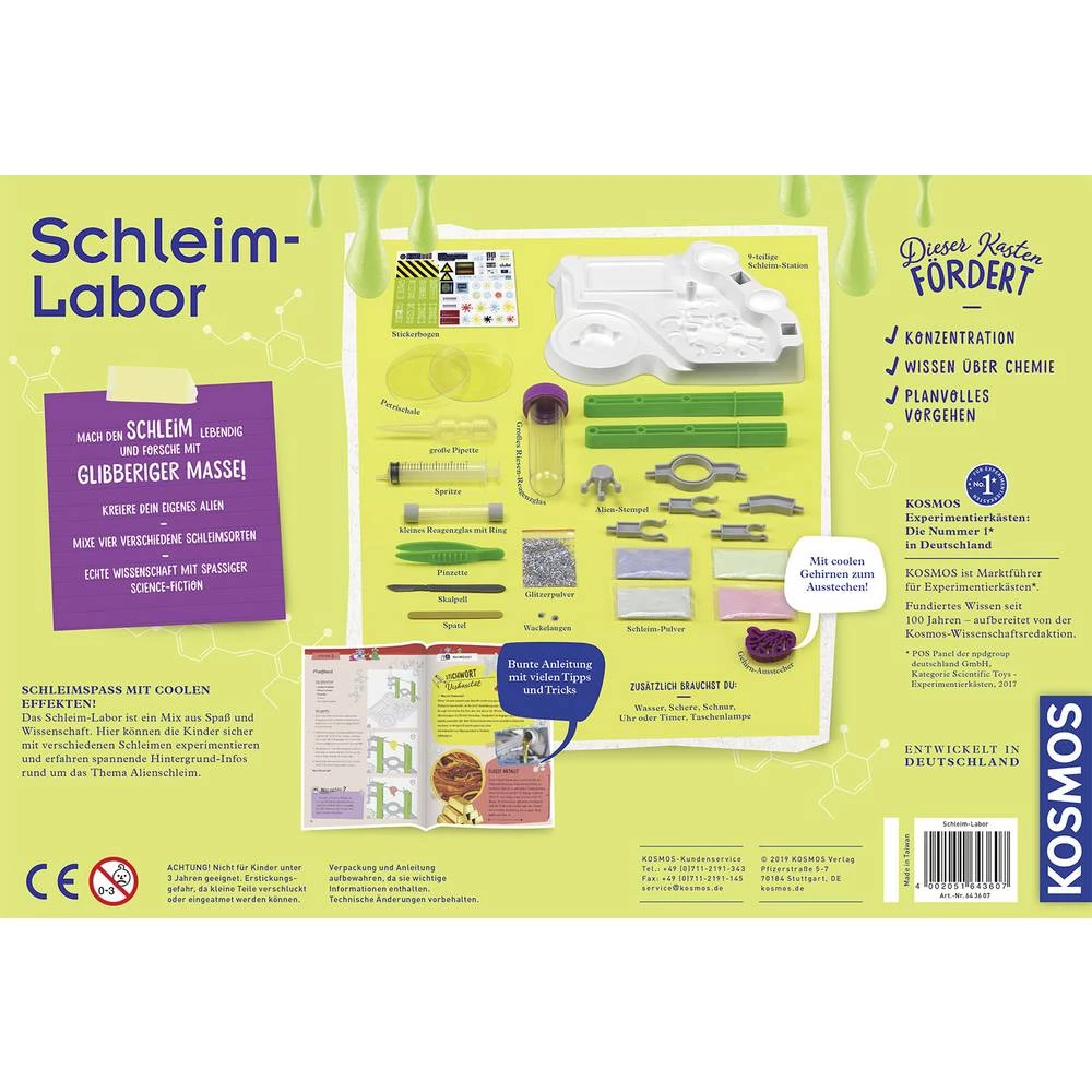 Kosmos Schleim-Labor 643607 eksperimentalni komplet 8 - 12 godina slika
