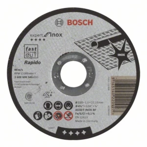 Rezna ploča ravna 115 mm 22.23 mm Bosch Accessories AS 60 T Inox BF 2608600545 1 ST slika