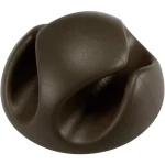 TRU COMPONENTS držač kabela samoljepljiva 558356 Snop Ø, područje 8 mm (max) smeđa boja 1 St.