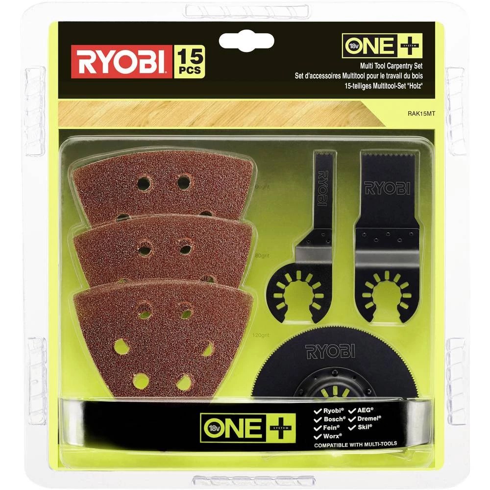 Komplet dodatne opreme za višenamjenski alat 15-dijelni Ryobi RAK15MT 5132002809 1 ST slika