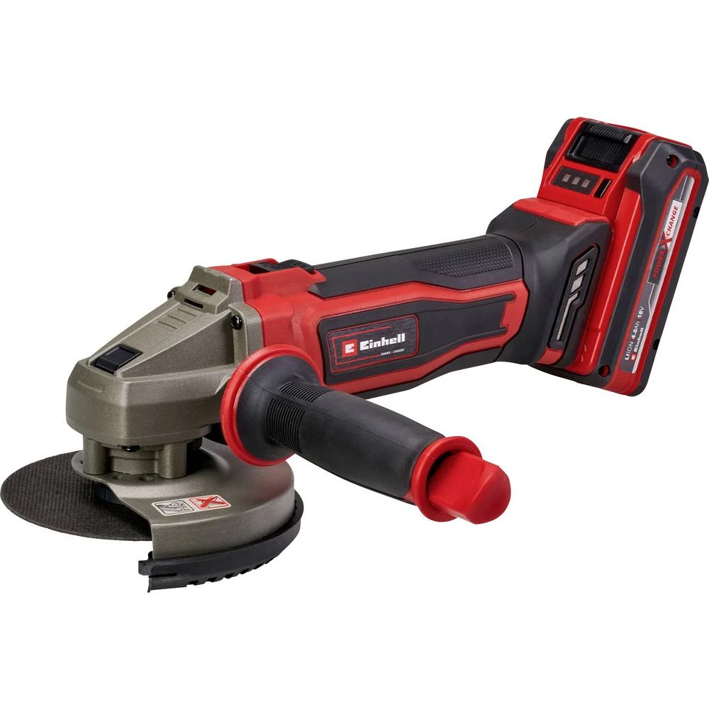 Einhell TE-AG 18/125-2 Li (1x4,0 Ah) 4431190 akumulatorska kutna brusilica 125 mm uklj. akumulator, uklj. punjač 18 V 4 slika