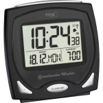 TFA Dostmann 60.2541.01 radio budilica crna vremena alarma 1 fluorescentni brojčanik
