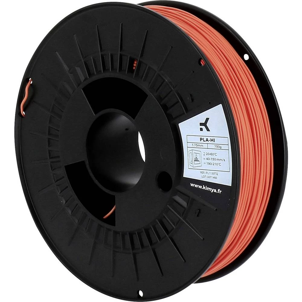 3D pisač filament Kimya PL1133TQ PLA 1.75 mm Narančasta 750 g slika