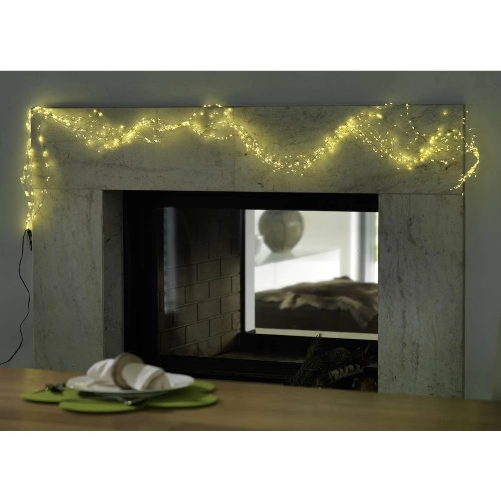 Konstsmide 6381-190 LED bleščice kapi toplo bijela LED prozirna slika