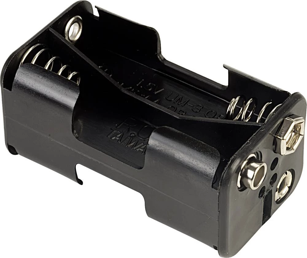 Baterije - držač 4x Mignon (AA) Snap priključak TRU COMPONENTS 34-2B slika