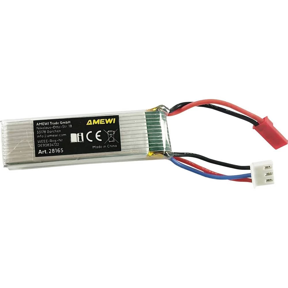 Amewi lipo akumulatorski paket za modele 7.4 V 600 mAh Broj ćelija: 2 softcase JST slika