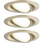 Paulmann 92406 Nova Coin LED ugradna svjetiljka 3-dijelni komplet LED 6 W zlatna (mat)