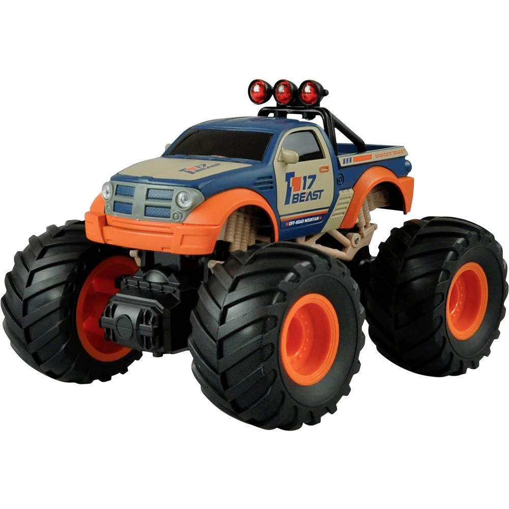 Amewi narančasta, plava boja s četkama 1:18 rc model automobila električni monstertruck pogon na stražnjim kotačima (2 slika