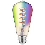 Žarulja sa žarnom niti 230V Smart Home Zigbee 3.0 LED ST64 E27 470lm 6.3W RGBW+ prigušiva zlatna Paulmann LED žarulja Energetska učinkovitost 2021: G (A - G) E27 6.3 W RGBw