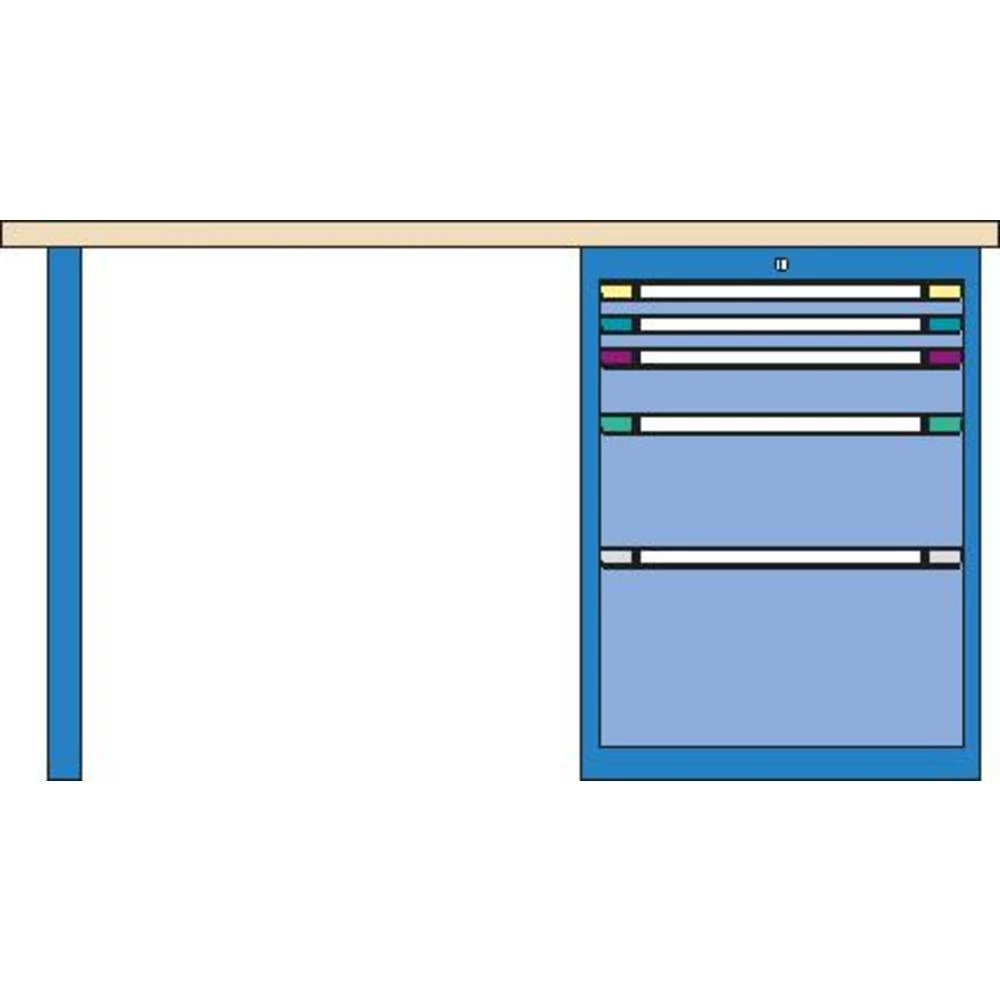 Thur-Metall 84522333_1564 radna tezga (Š x V x d) 1500 x 840 x 700 mm slika