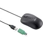 Fujitsu M530 USB miš Laser PS2 priključak Crna