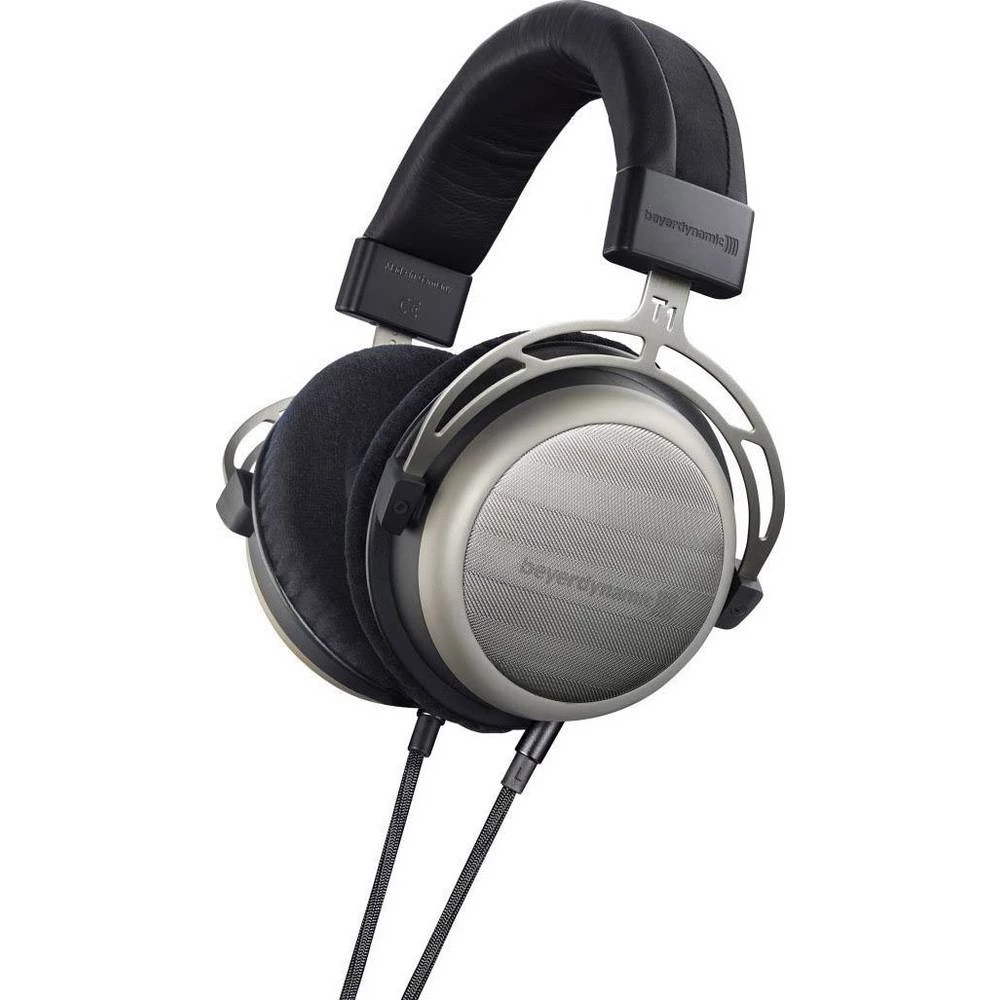 HiFi Naglavne slušalice beyerdynamic T 1 (2. Generation) Preko ušiju High-Resolution Audio Srebrna slika