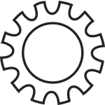Nazubljena podloška TOOLCRAFT, unutarnji promjer: 4.3mm, M4, galvanizirani čelik