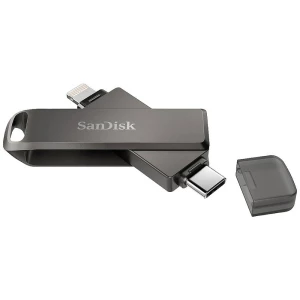 SanDisk iXpand® Luxe USB stick 64 GB crna SDIX70N-064G-GN6NN Apple lightning, USB-C™ USB 3.1 (gen. 1) slika