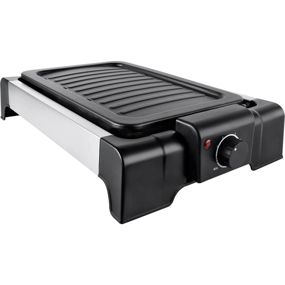Električan, Roštilj ploča, Stol Električni roštilj TKG Team Kalorik TKG GRB 1004 S ručnim podešavanjem temperature Crna slika